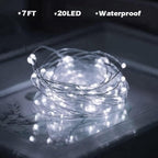 7ft String Lights for Patio, Waterproof LED