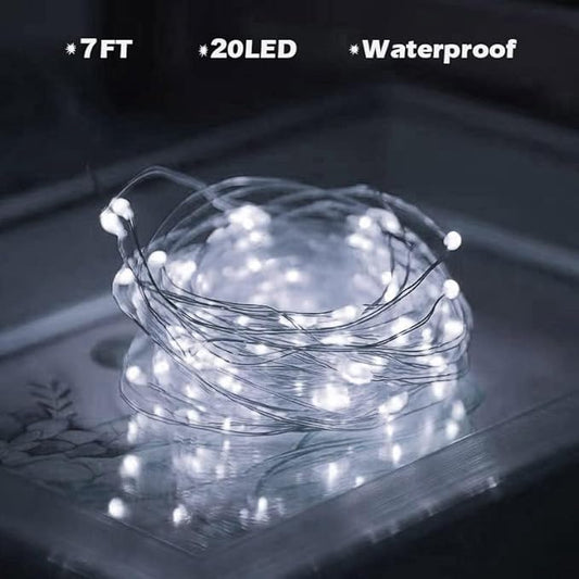 7ft String Lights for Patio, Waterproof LED