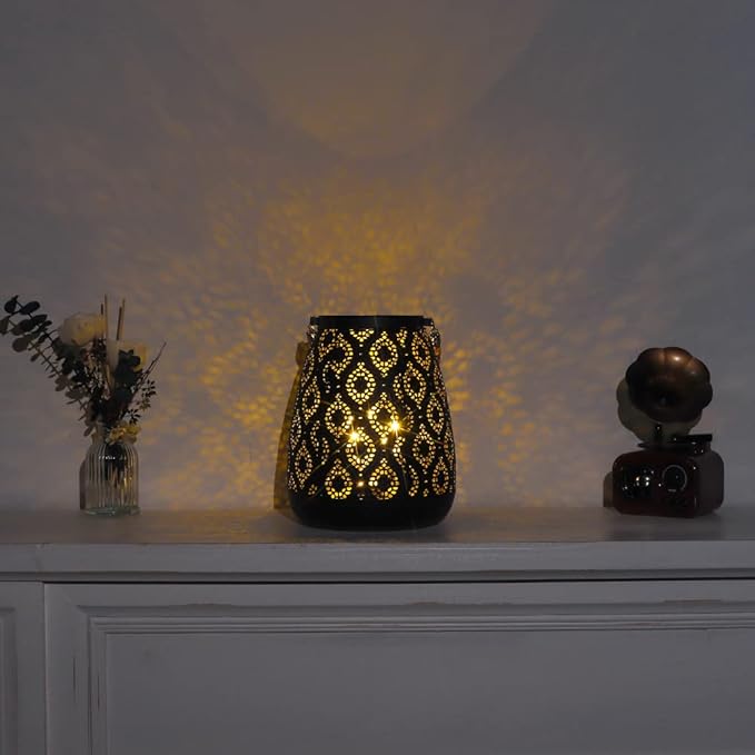 Moroccan Solar Lanterns, Waterproof LED Yard Lights
