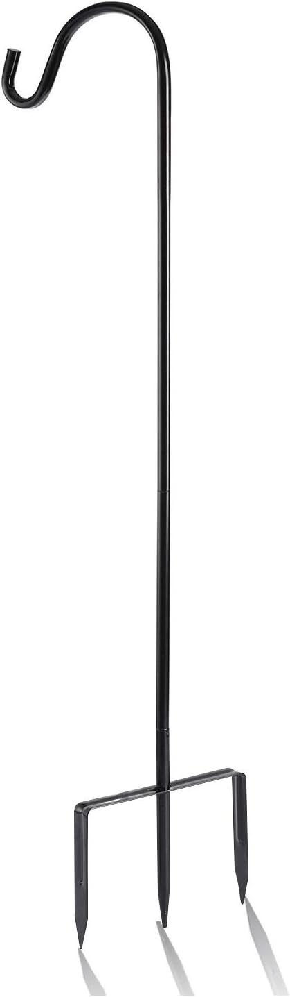2" Garden Shepherd Hooks, Iron Plant Hangers