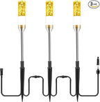 3-Pack Solar Pathway Lights, IP65 Waterproof LED Walkway Lights