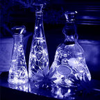 Solar Cork Lights 8-Pack, 20 LED Wine Bottle