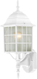 White Solar Pole Lantern, Outdoor Post Lighting