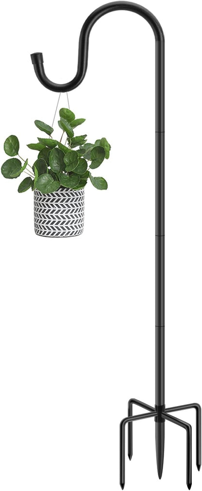 48" Garden Shepherd Hooks, Iron Plant Hangers
