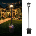 Outdoor Post Lighting Fixture, Warm White Weatherproof Post Light