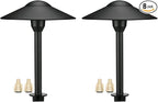 Warm White Solar Path Lights, Outdoor Driveway LED