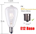 Outdoor String Lights, 10ft Black Waterproof LED