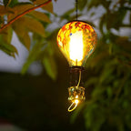 Courtyard Solar Patio Lanterns, Decorative Waterproof LED