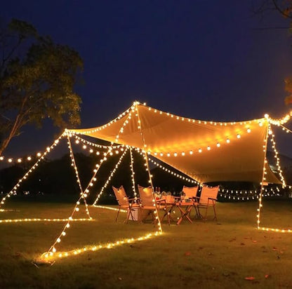 Christmas String Lights, 8ft 80 LED Waterproof Twinkle Lights