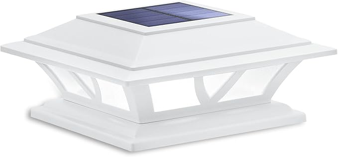 Solar Post Cap Lights for Fence, LED