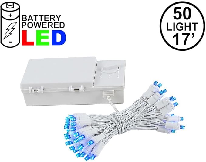 Outdoor String Lights, White Waterproof LED
