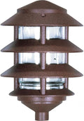 Bronze Solar Path Lights, Outdoor Garden LED