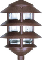 Bronze Solar Path Lights, Outdoor Garden LED