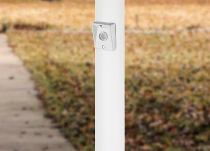 Solus Dusk-to-Dawn Sensor with Ezee Change Plug – Outdoor Photocell Sensor for 3" Lamp Posts – Auto On/Off – UL Listed – 120V – 5 Year Warranty, (White, Pack of 1)