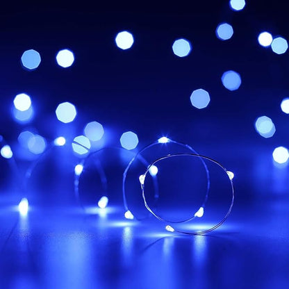 6-Pack Christmas String Lights, 3ft Waterproof Twinkle Lights