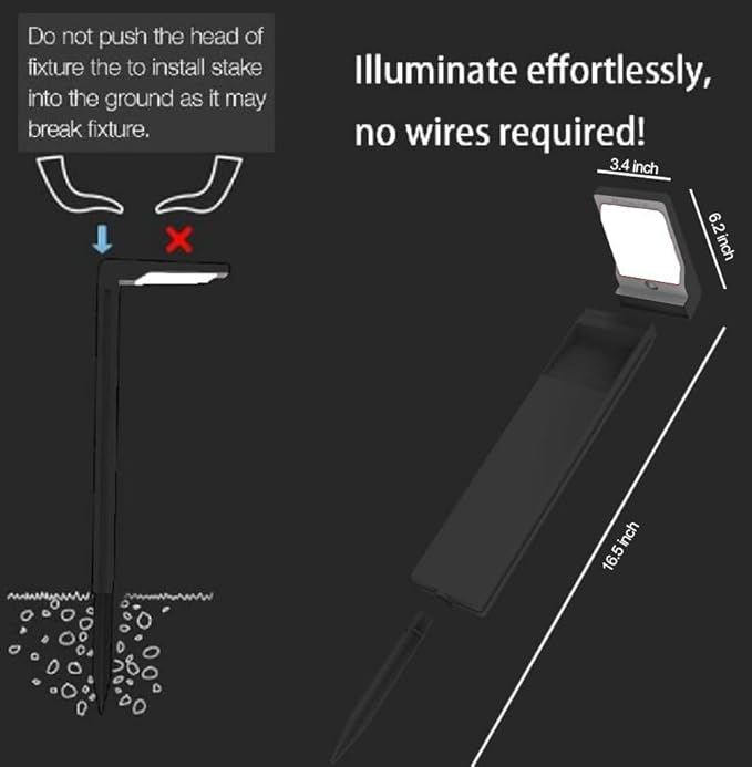 6 Pack Solar Pathway Lights, Dual Warm & Cool White Modes, Waterproof Outdoor Solar Path Lights for Garden, Lawn, Driveway & Walkway – Perfect for Backyard & Landscape Décor