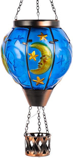 Solar Courtyard Lanterns, Porch Hanging LED Decor