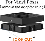 10-Pack Warm White Solar Yard Post Lights, Outdoor LED Caps