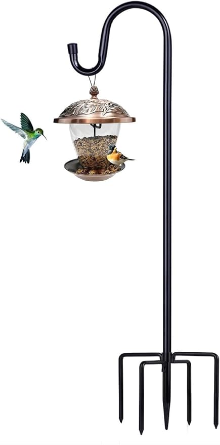 94" Garden Shepherd Hooks, Iron Plant Hangers