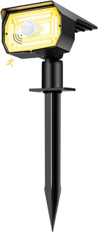 Solar Motion Sensor Spotlights, Yard Lights