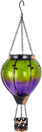 Backyard Solar Outdoor Lanterns, Rustic Waterproof LED