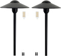 Black Solar Path Lights, Outdoor Garden LED
