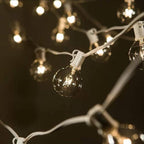 25ft LED Patio String Lights, Waterproof Outdoor