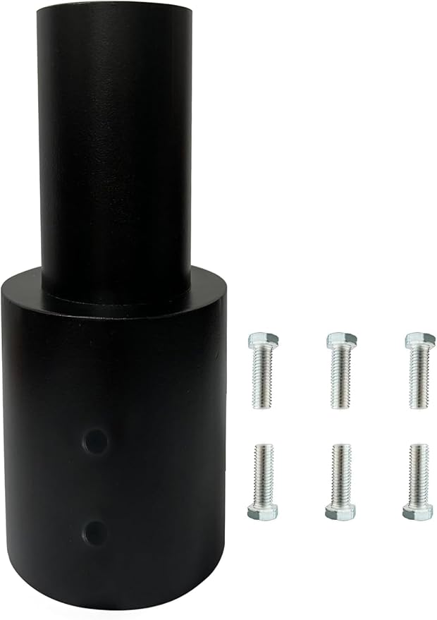 Tenon Slip Fitter Light Pole Adapter for 3 inch Round Pole, 2 3/8" Round Tenon Adapter for Mounting Bracket for Outdoor Shoebox Lighting Street Light Parking Lot Light