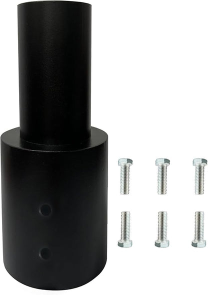 Tenon Slip Fitter Light Pole Adapter for 3 inch Round Pole, 2 3/8" Round Tenon Adapter for Mounting Bracket for Outdoor Shoebox Lighting Street Light Parking Lot Light