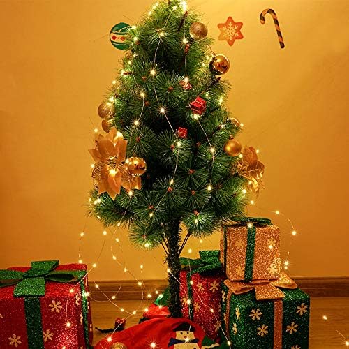 1Pack Waterproof Waterfall String Lights Decorative Twinkle Starry Lights,8 Modes with 10 Strands 250 LEDs Battery Operated Branch Lights with Remote Timer for Garden Outdoor