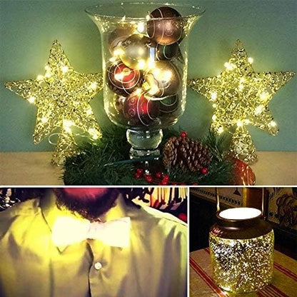 Christmas Twinkle Lights, 3ft Waterproof for Patio