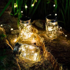 10-Pack Christmas LED String Lights, Waterproof Timer Lights