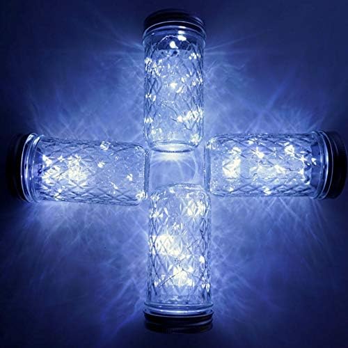 8-Pack Outdoor String Lights, Waterproof LED