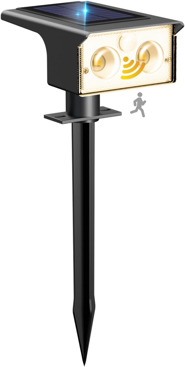 Solar Landscape Spotlights, 3-Mode Waterproof