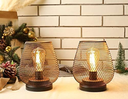 Courtyard Solar Hanging Lanterns, Rustic Garden Decor