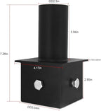 3" Pier Mount Base, Post Light Mounting Adapter