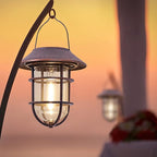 Solar Backyard Lanterns 2-Pack, Backyard Hanging LED Decor