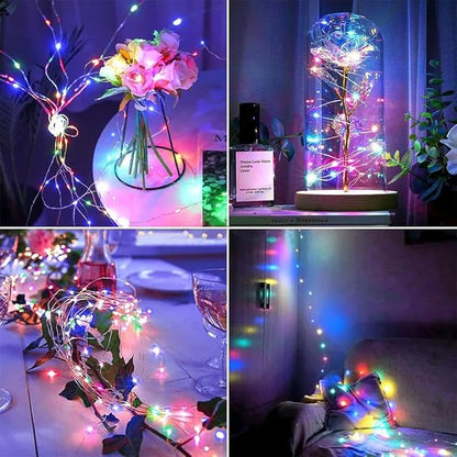 Christmas Fairy Lights 10-Pack, 10ft 30 LED Battery Twinkle Lights