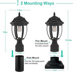 Solar Fence Post Caps, Patio LED