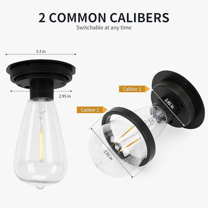 Replacement Solar Light Parts-Solar Lanterns Outdoor Waterproof Two Sizes for Versatile Switching 1 Pack They Can Serve As Accessories Or Stand Alone As Lanterns