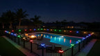 Solar Post Cap Lights 4-Pack, Waterproof LED