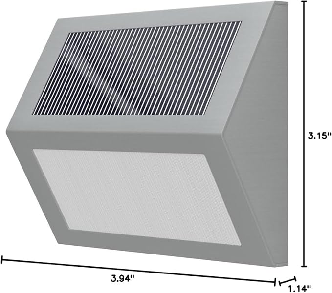 12-Pack Solar Stair Lights, LED