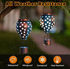 Backyard Solar Lanterns, Waterproof LED Backyard Lights