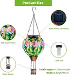 Decorative Hummingbird Solar Lanterns for Patio, Waterproof LED