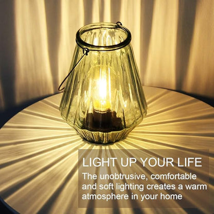 Battery Operated Lamp Hanging,Cordless LED Table Lamp with Timer, Decorative Lantern Lights Outdoor Indoor Decor for Patio/Home/Hallway/Deck/Spareroom/Bedroom/Tabletop/Fireplace/Vintage Style (LGreen)