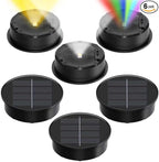 6-Pack Decorative Hanging Solar Lanterns for Backyard, Waterproof LED