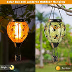 Bee Solar Hanging Lanterns, Classic Garden Decor