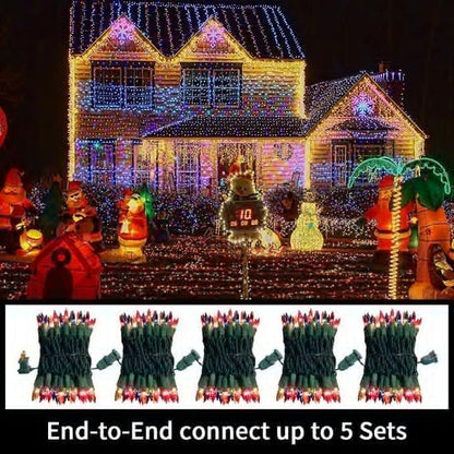 Christmas Twinkle Lights, 20ft Waterproof for Patio
