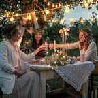Christmas Backyard String Lights, 50 LED Waterproof