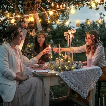 Christmas Backyard String Lights, 50 LED Waterproof
